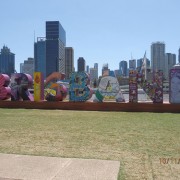 Polystyrene Brisbane Sign - G20 World Leaders Summit, Southbank, Brisbane