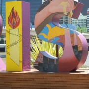 Polystyrene Brisbane Sign - G20 World Leaders Summit, Southbank, Brisbane