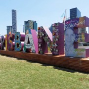 Polystyrene Brisbane Sign - G20 World Leaders Summit, Southbank, Brisbane