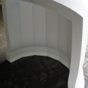 Polystyrene Movie Prop - Basic form of Bell prior to paint and finishing sand down for textured result