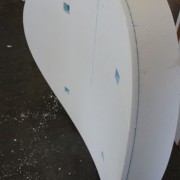 Polystyrene Pipe Cutout